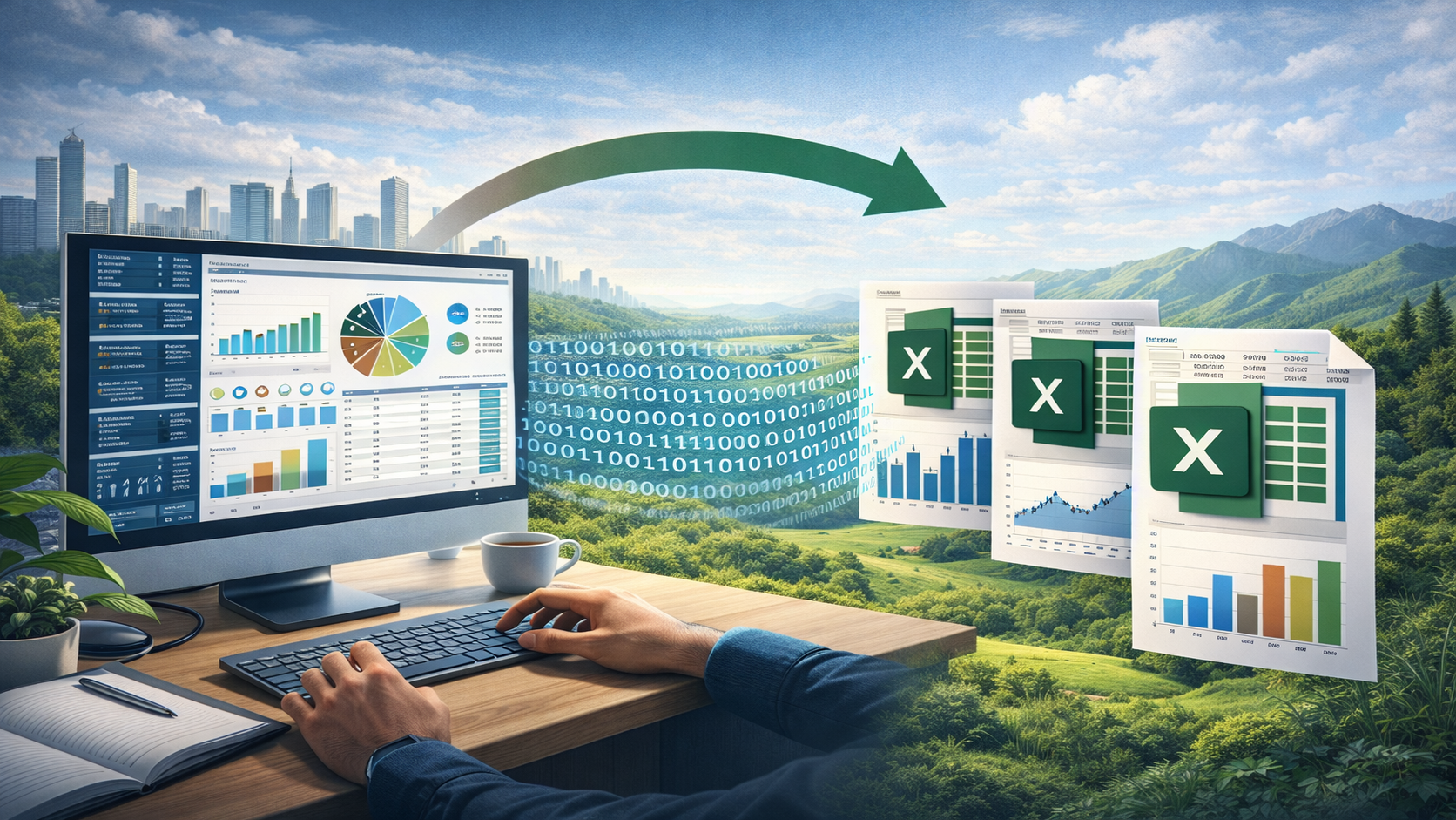 Excel export feature